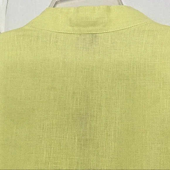 Madison Studios Pale Yellow Green Blazer Jacket Over Shirt size 14 - Picture 7 of 10